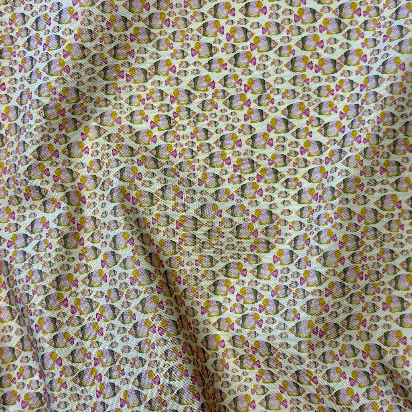 Shoal of Fishes Coral Craft Fabric