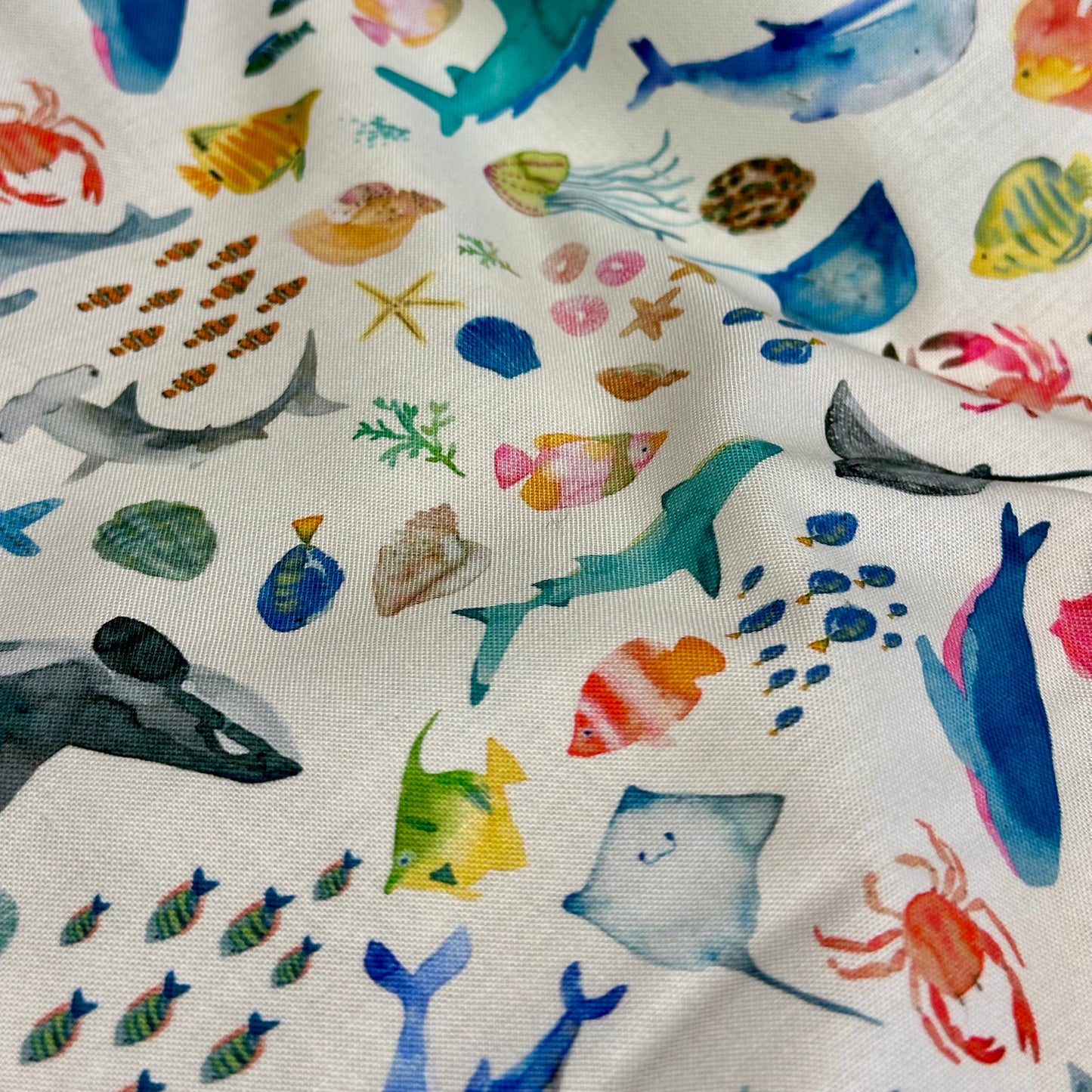Under the Sea White Sand Craft Fabric