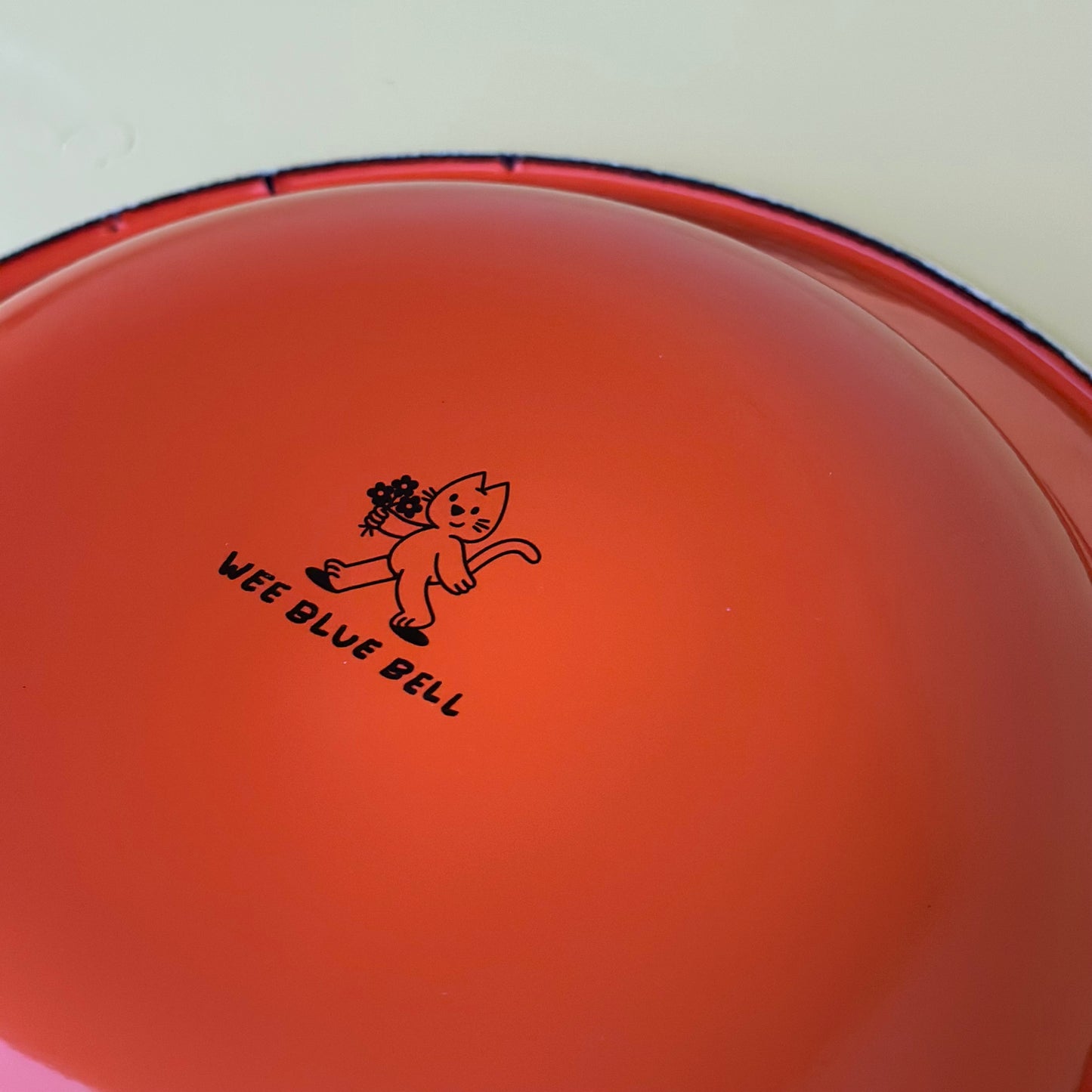 Enamel Pasta Bowl - Orange Sorbet