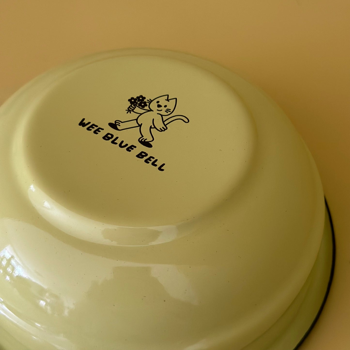 Enamel Cereal Bowl 14cm - Blueberry Matcha