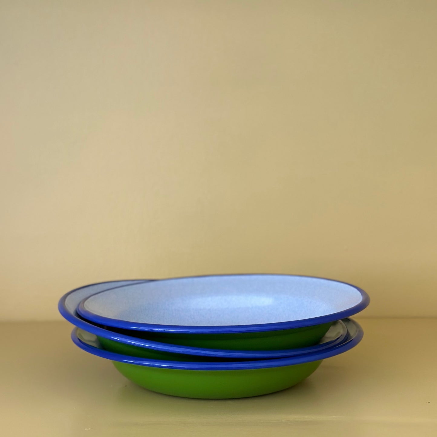 Enamel Pasta Bowl - Lime Sherbet