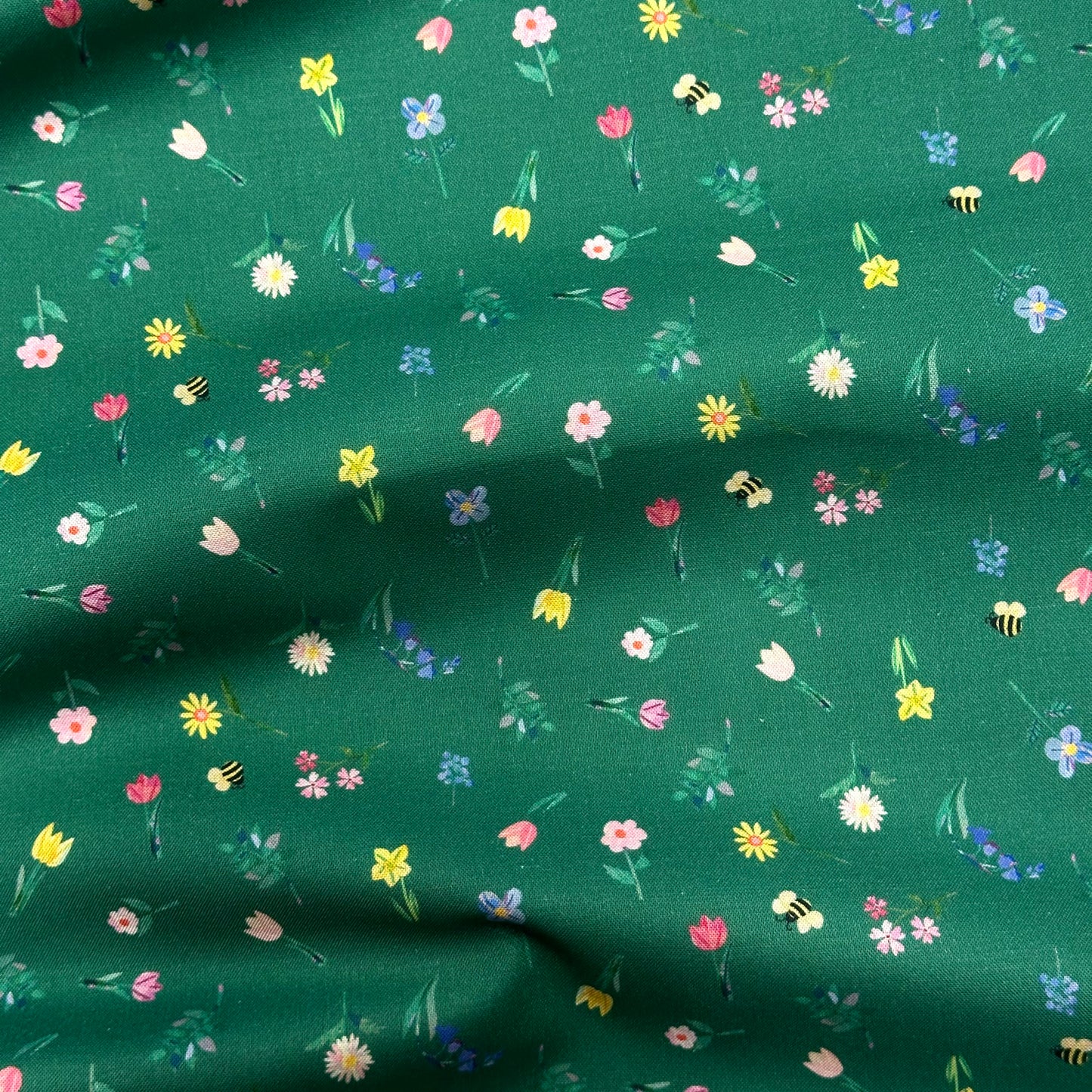 Posy Leaf Craft Fabric