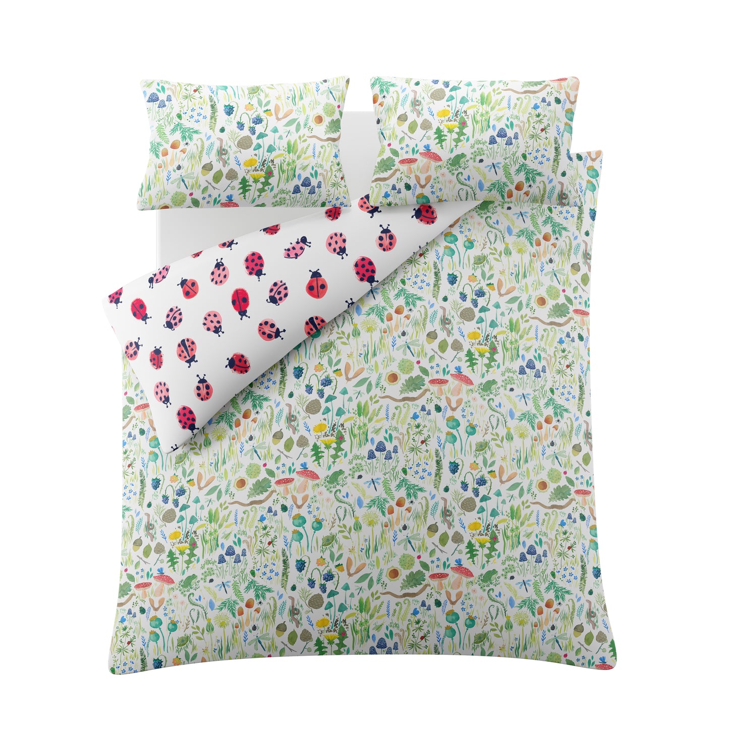 Garden Explorer/Ladybird Reversible Duvet Cover Set