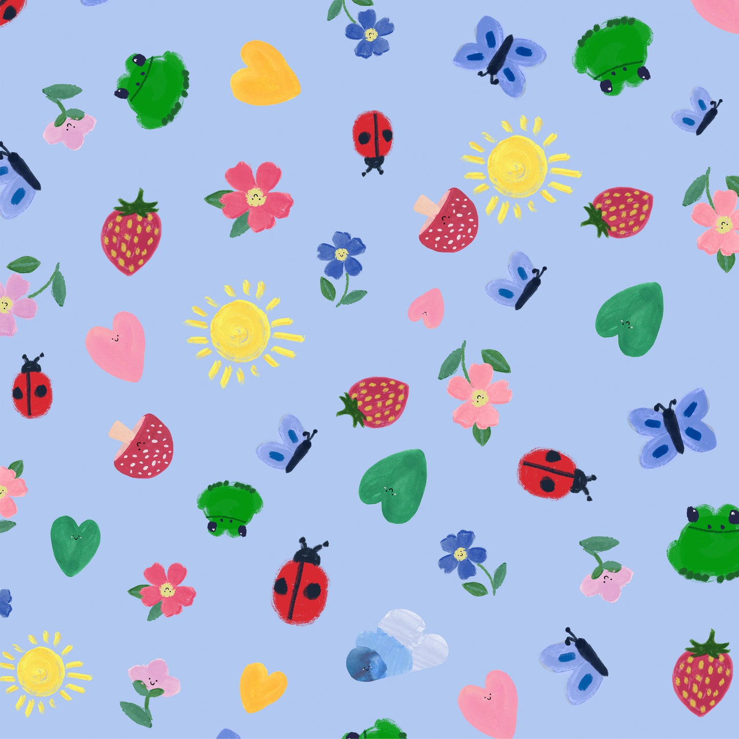 Little Things Blue Skies Craft Fabric