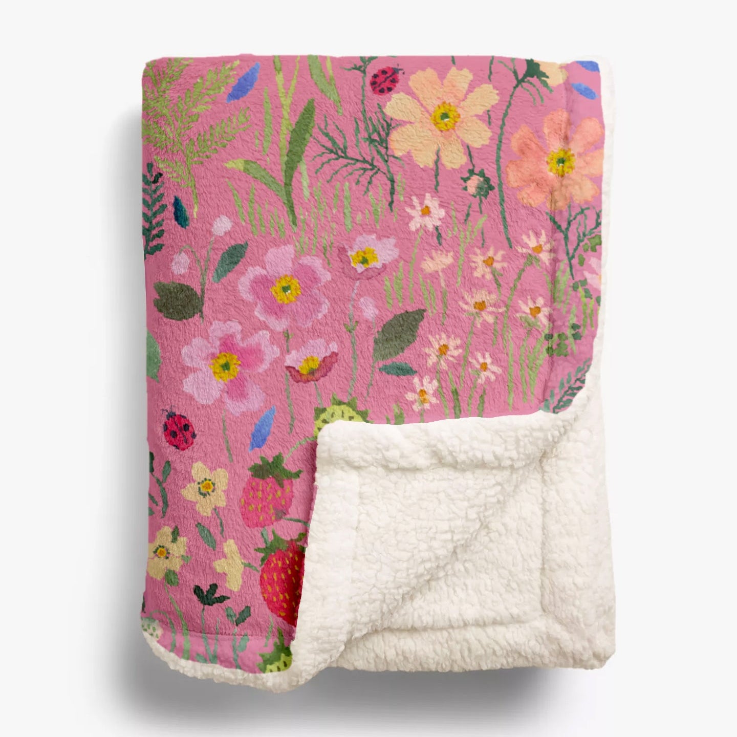 Secret Garden Fleece Blanket Sample