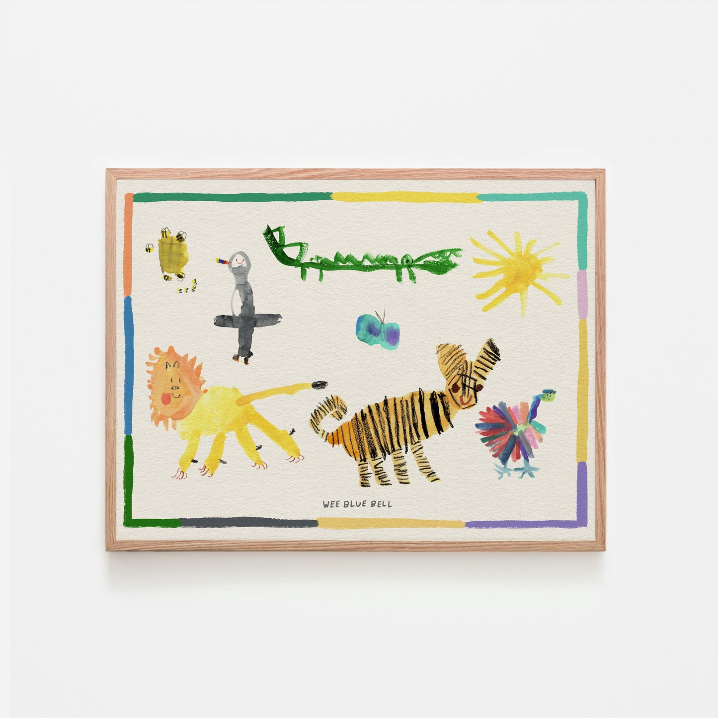 Animal Drawings Wall Art