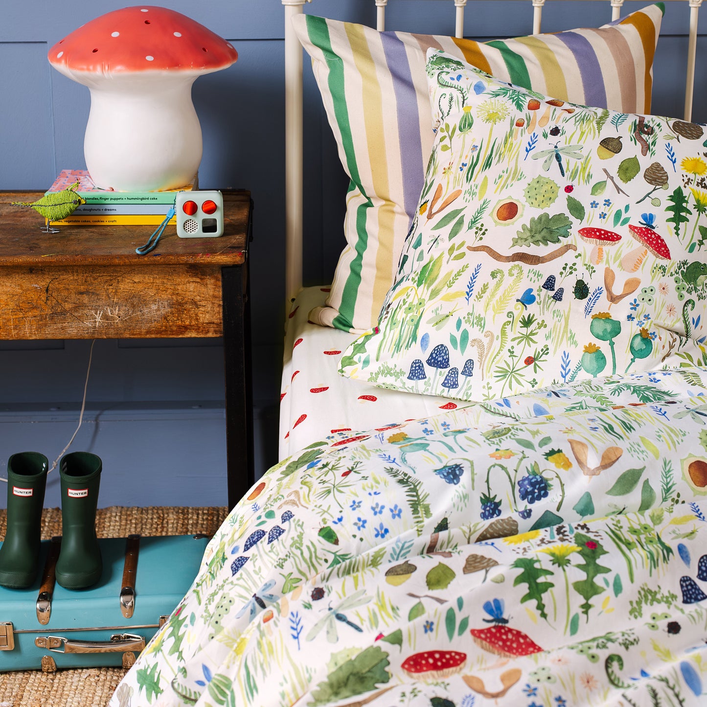Garden Explorer Duvet Cover Set French Euro Single Sample