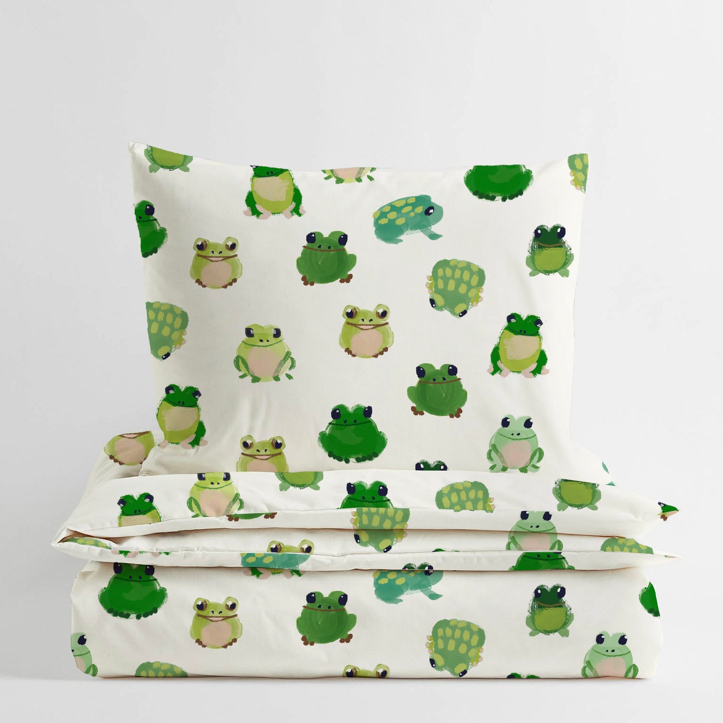 Ribbit! Duvet Cover Set Single Sample