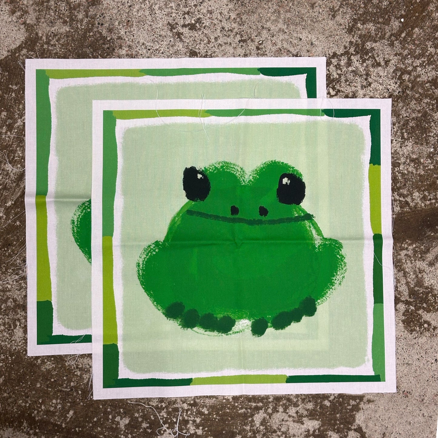 Ribbit Cushion Panels (Pair) Sample