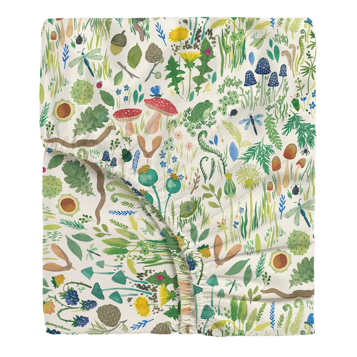 Garden Explorer Fitted Sheet Single Sample