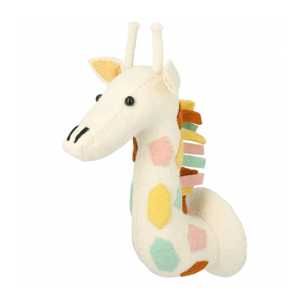 Mini Natural Pastel Giraffe Head