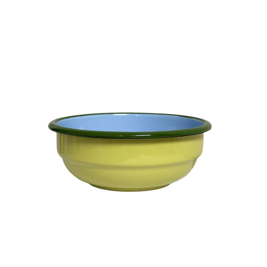 Enamel Cereal Bowl 14cm - Blueberry Matcha