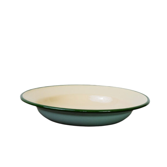 Enamel Pasta Bowl - Garden Peas