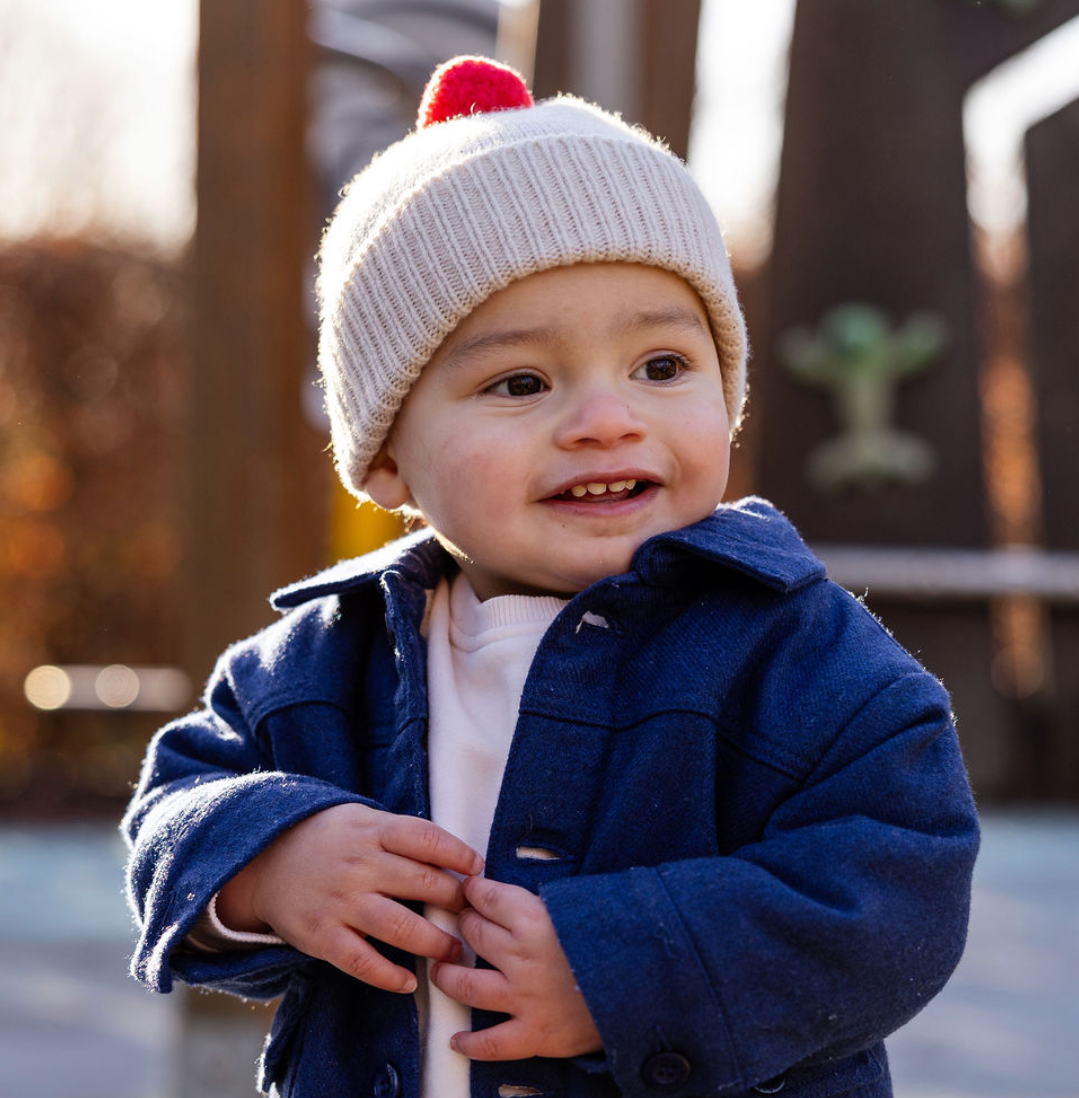 Cherry Bakewell Cashmere Beanie Rosie Sugden x Wee Blue Bell