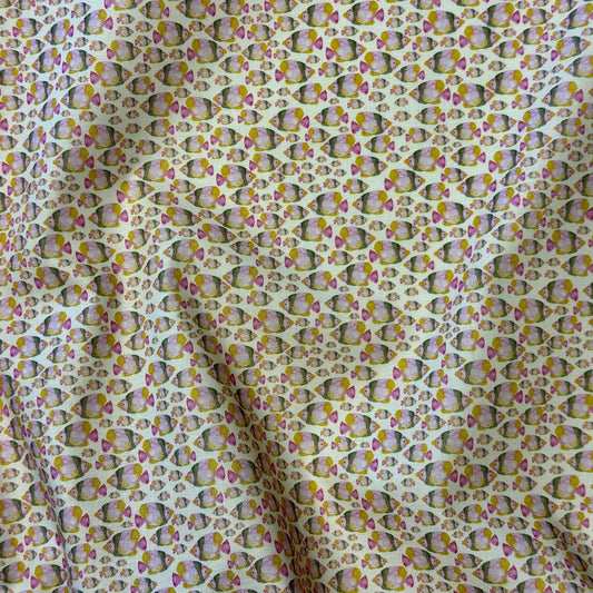 Shoal of Fishes Coral Craft Fabric