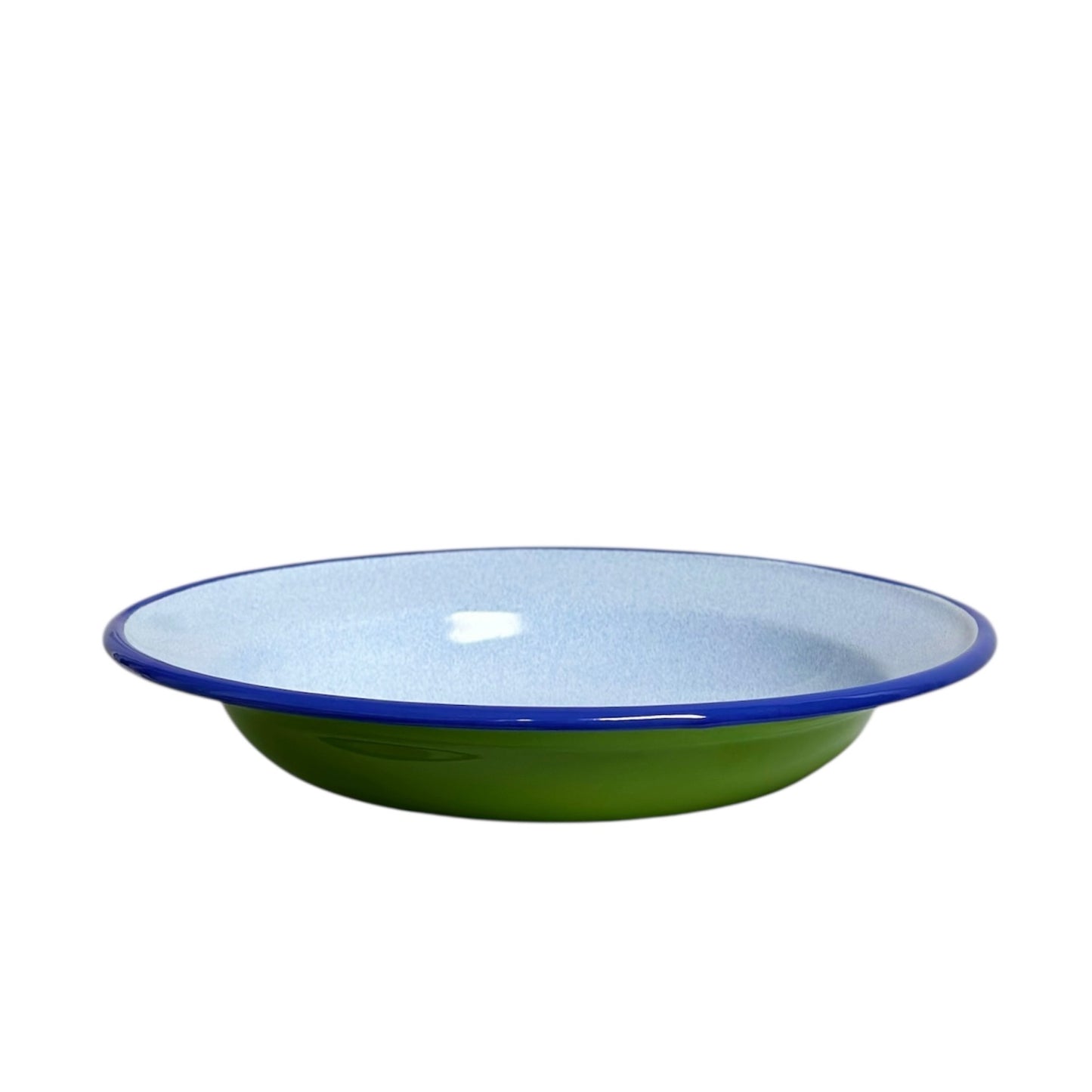 Enamel Pasta Bowl - Lime Sherbet