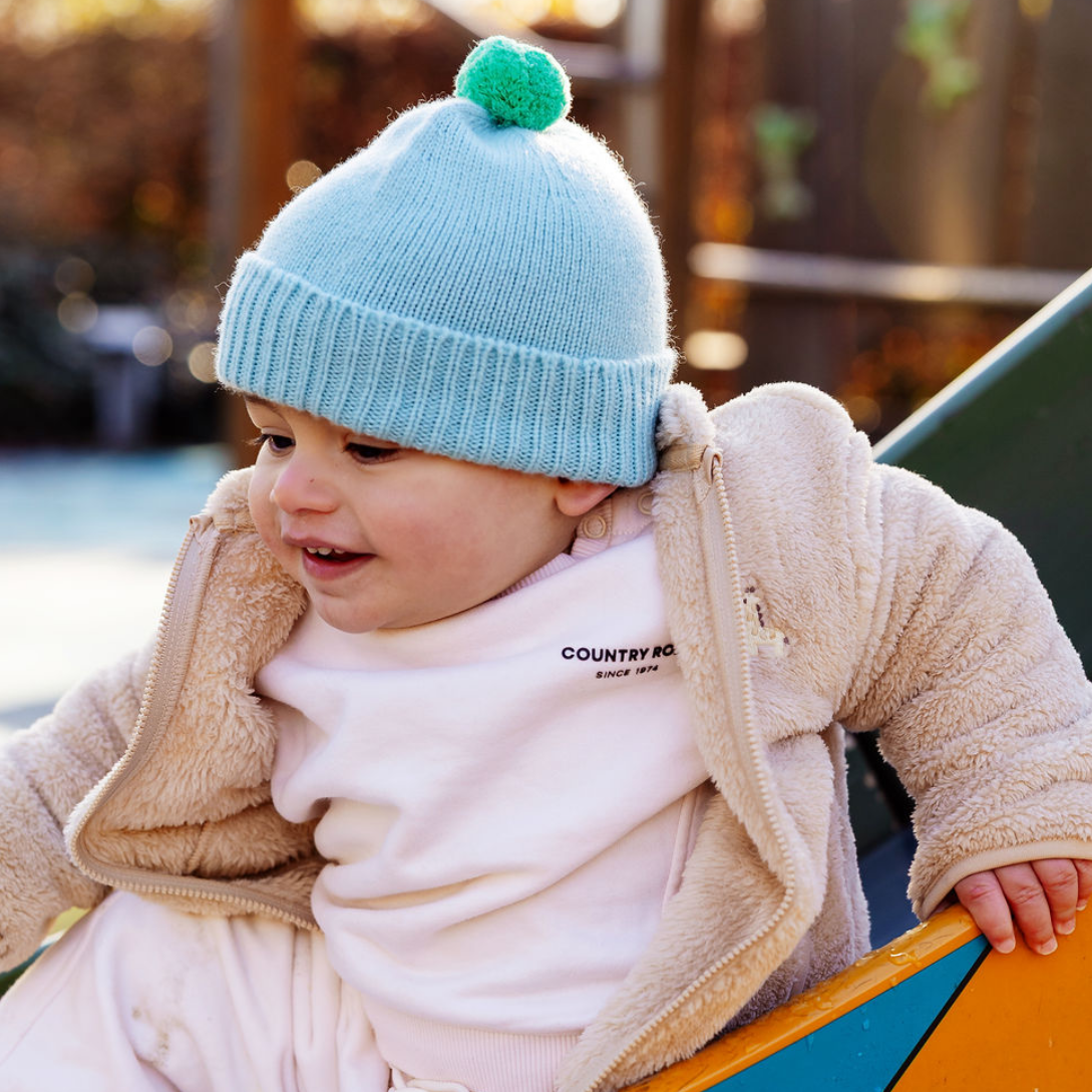 Peppermint Whip Cashmere Beanie Rosie Sugden x Wee Blue Bell
