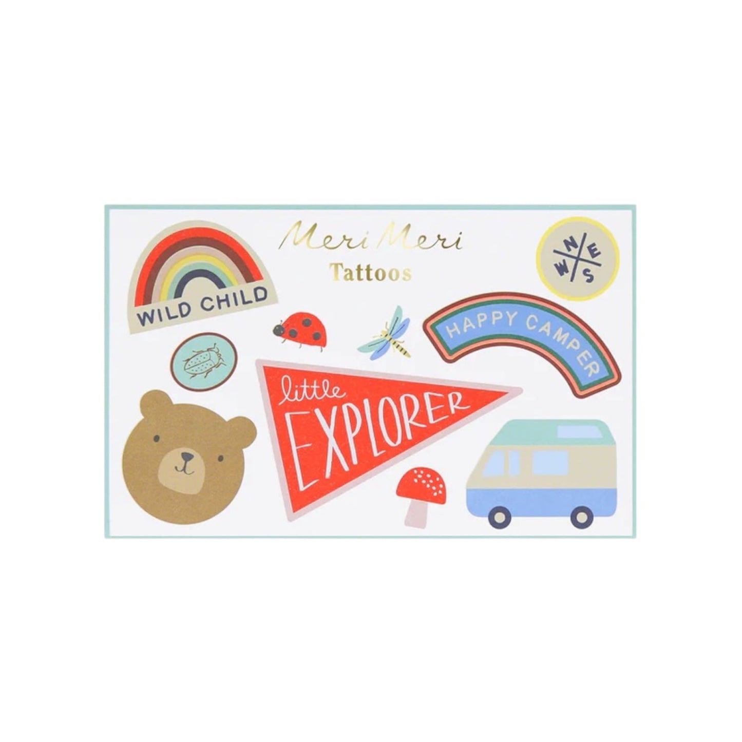 Meri Meri Outdoor Adventures Temporary Tattoos