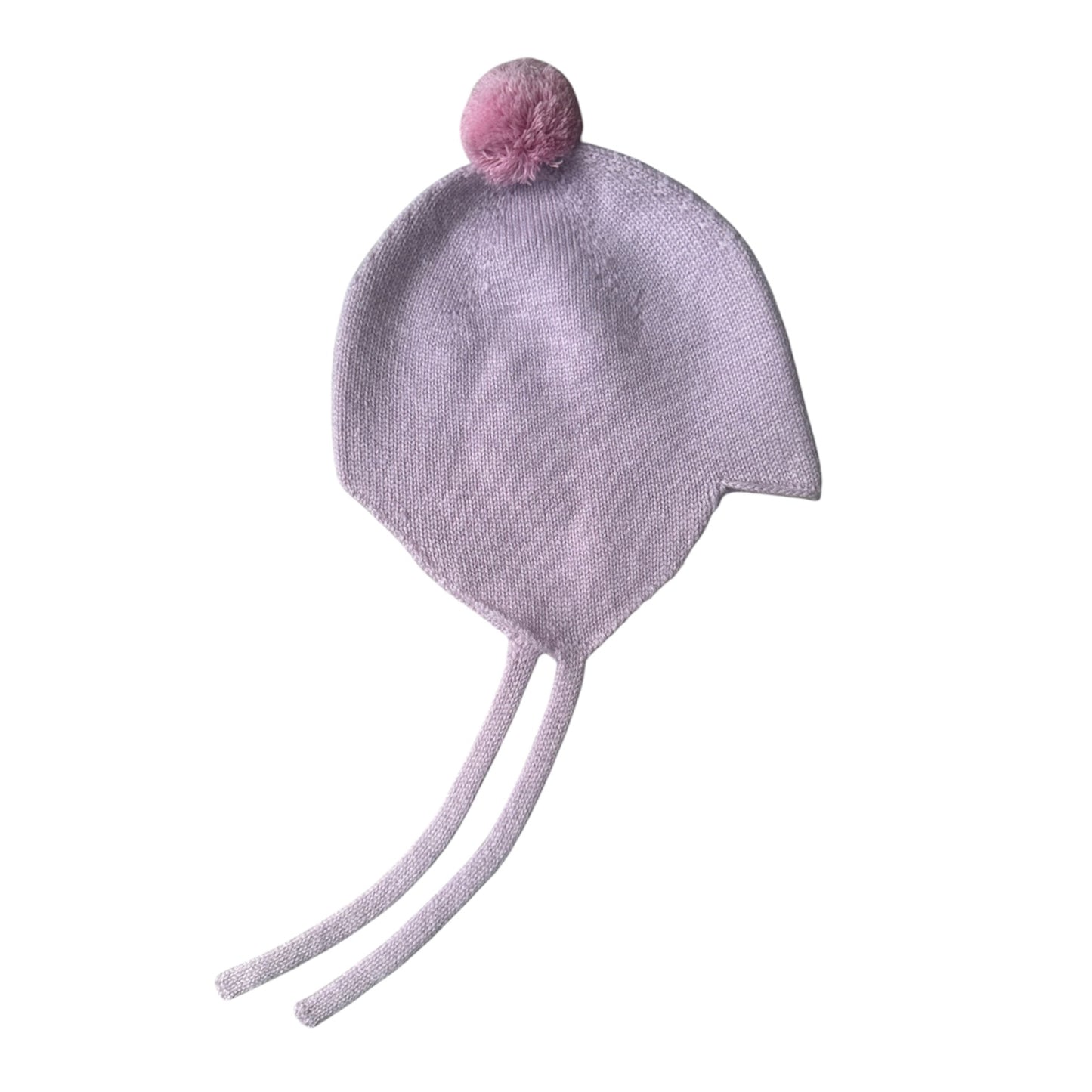 Parma Violet Cashmere Baby Bonnet Rosie Sugden x Wee Blue Bell