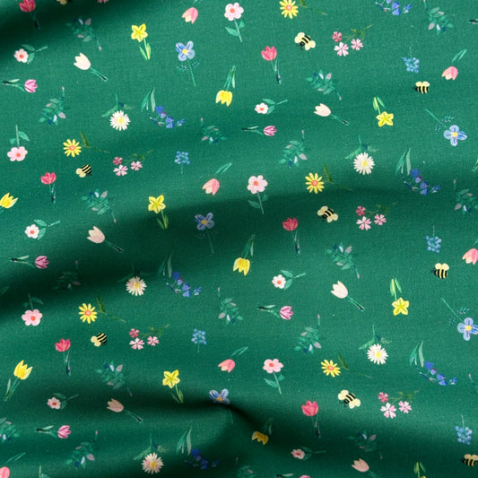 Posy Leaf Craft Fabric