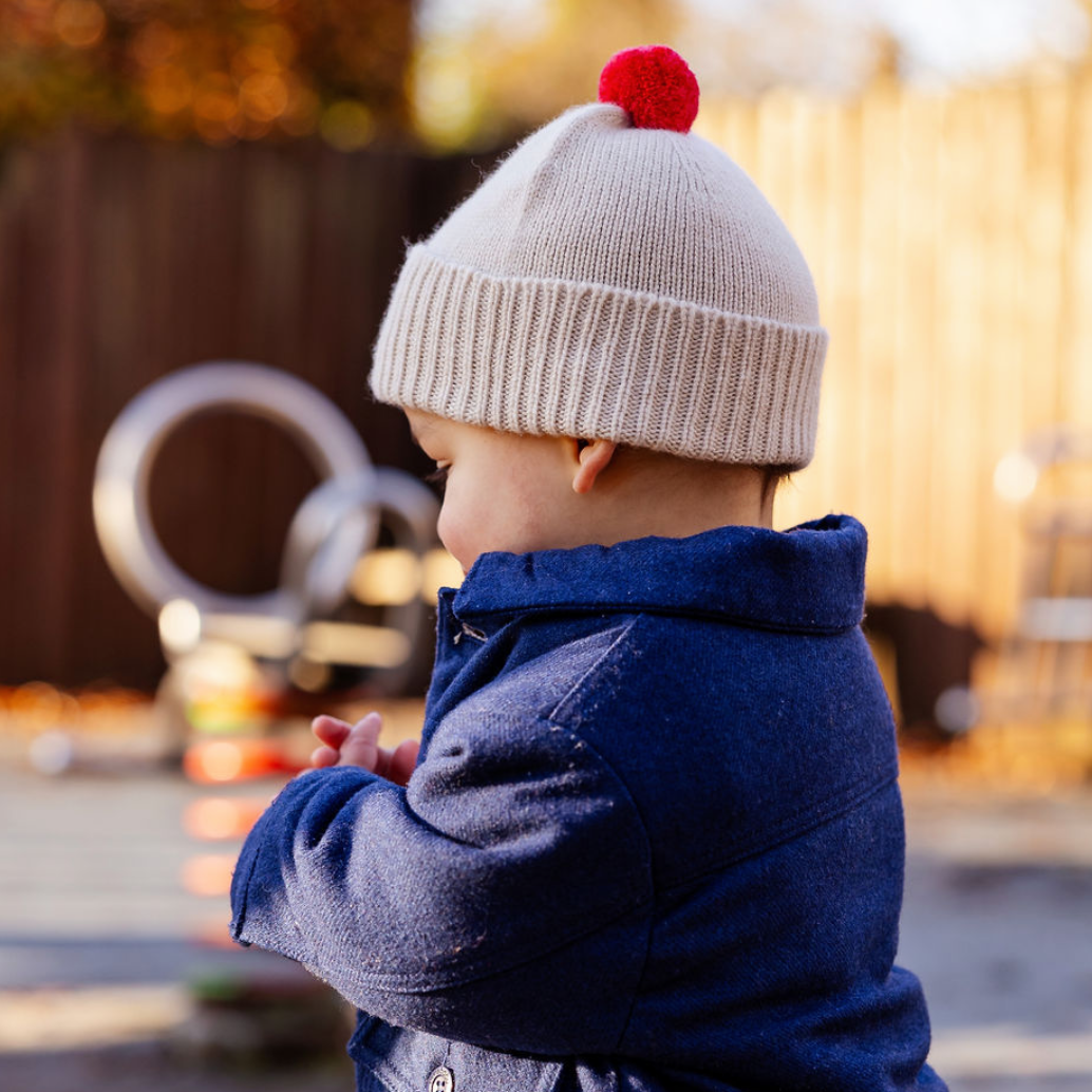 Cherry Bakewell Cashmere Beanie Rosie Sugden x Wee Blue Bell