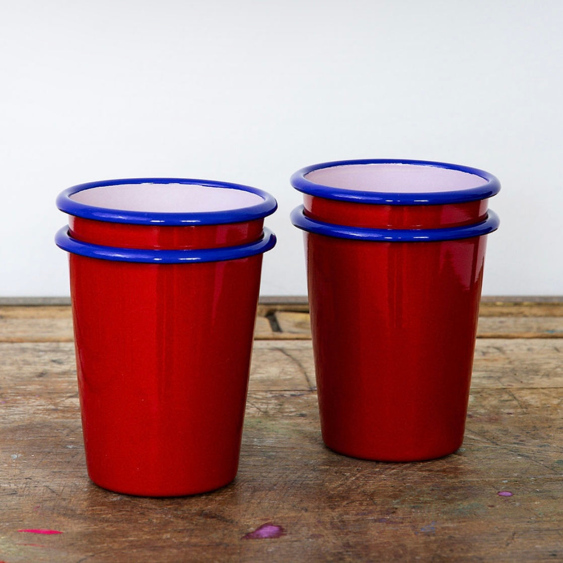 Enamel Cup - Pink Lady