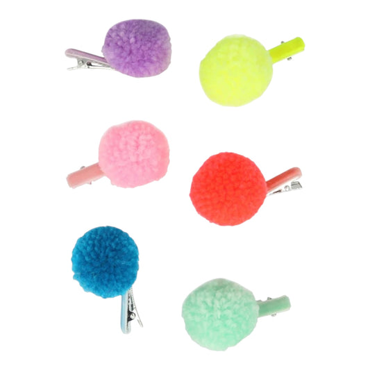 Meri Meri Pompom Unicorn Hair Clips (x6)