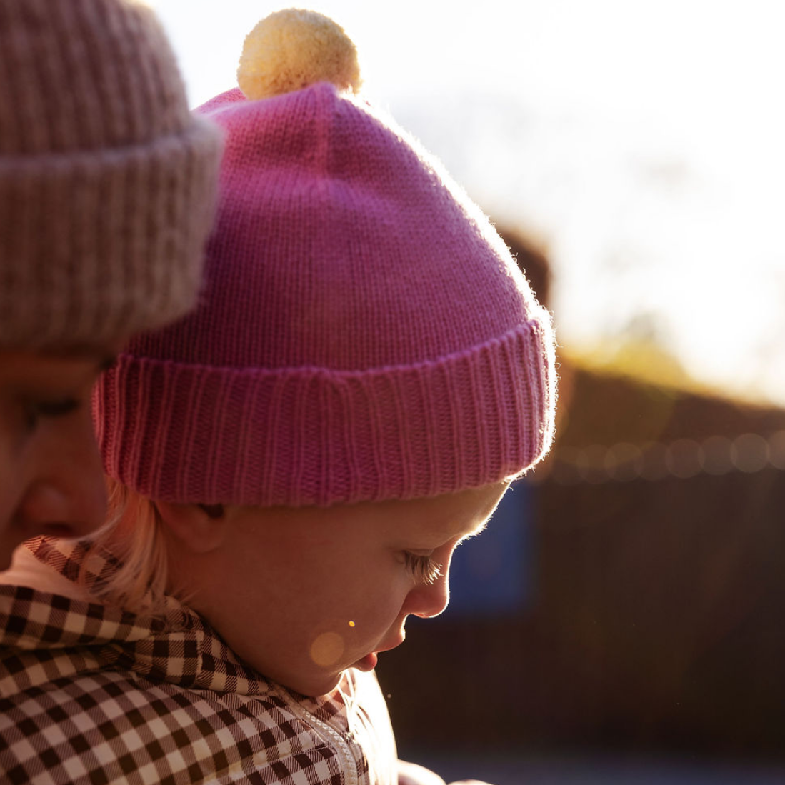 Pink Lemonade Cashmere Beanie Rosie Sugden x Wee Blue Bell