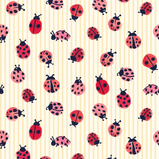 Little Ladybirds Poppy Craft Fabric