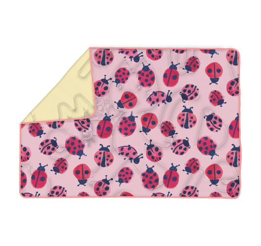 Family Outdoor Blanket - Ladybirds
