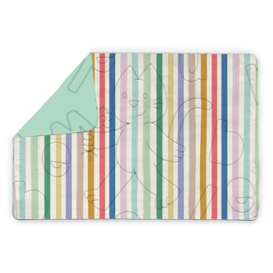 Family Outdoor Blanket - Seaside Stripe