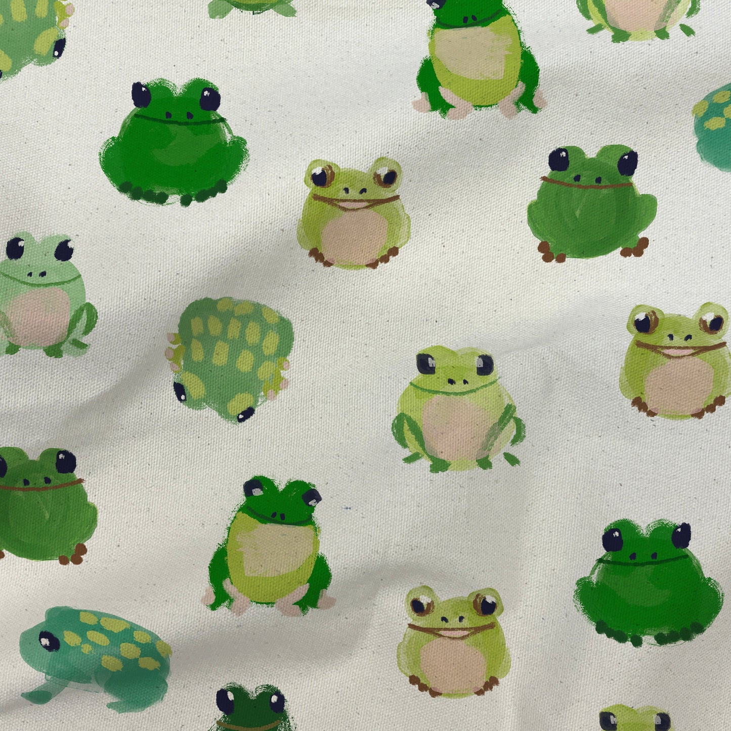 Ribbit! Spring Fabric Sample