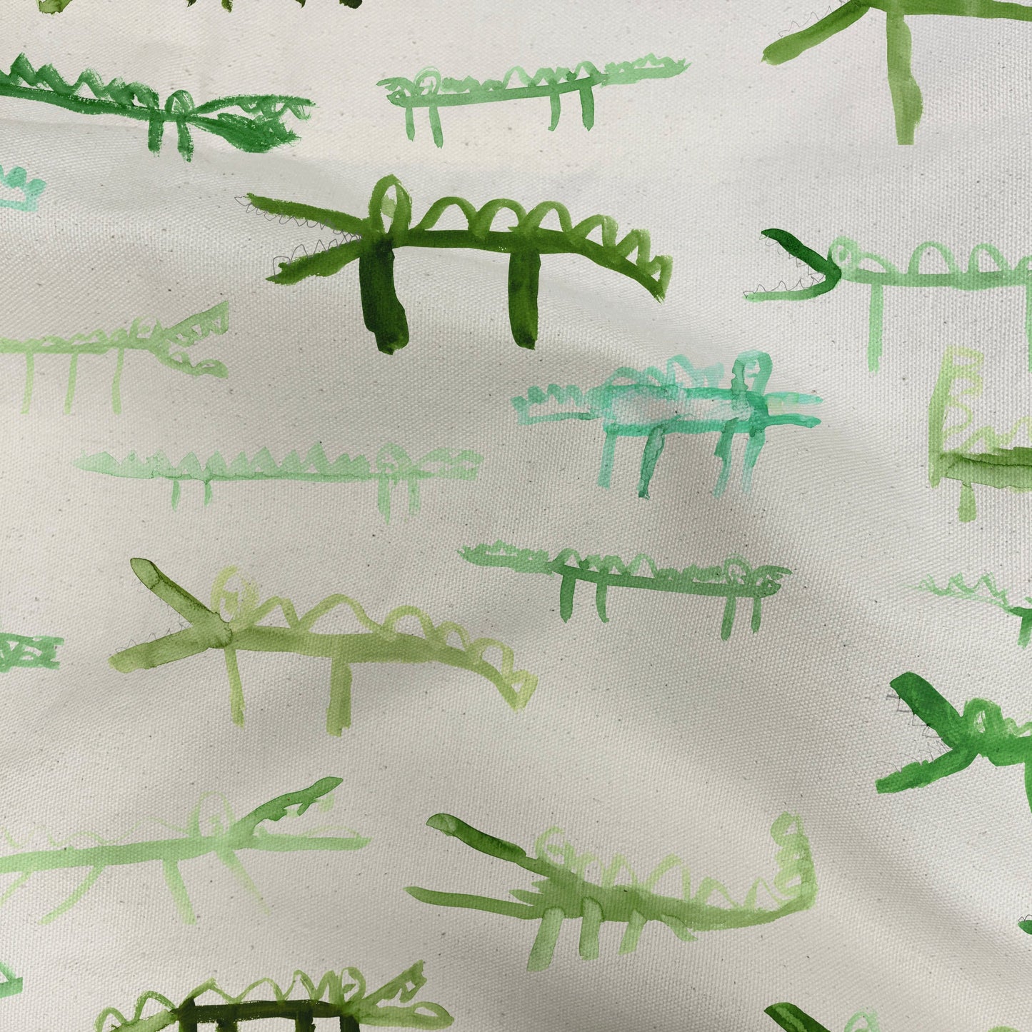 Stick Crocs Fabric Sample