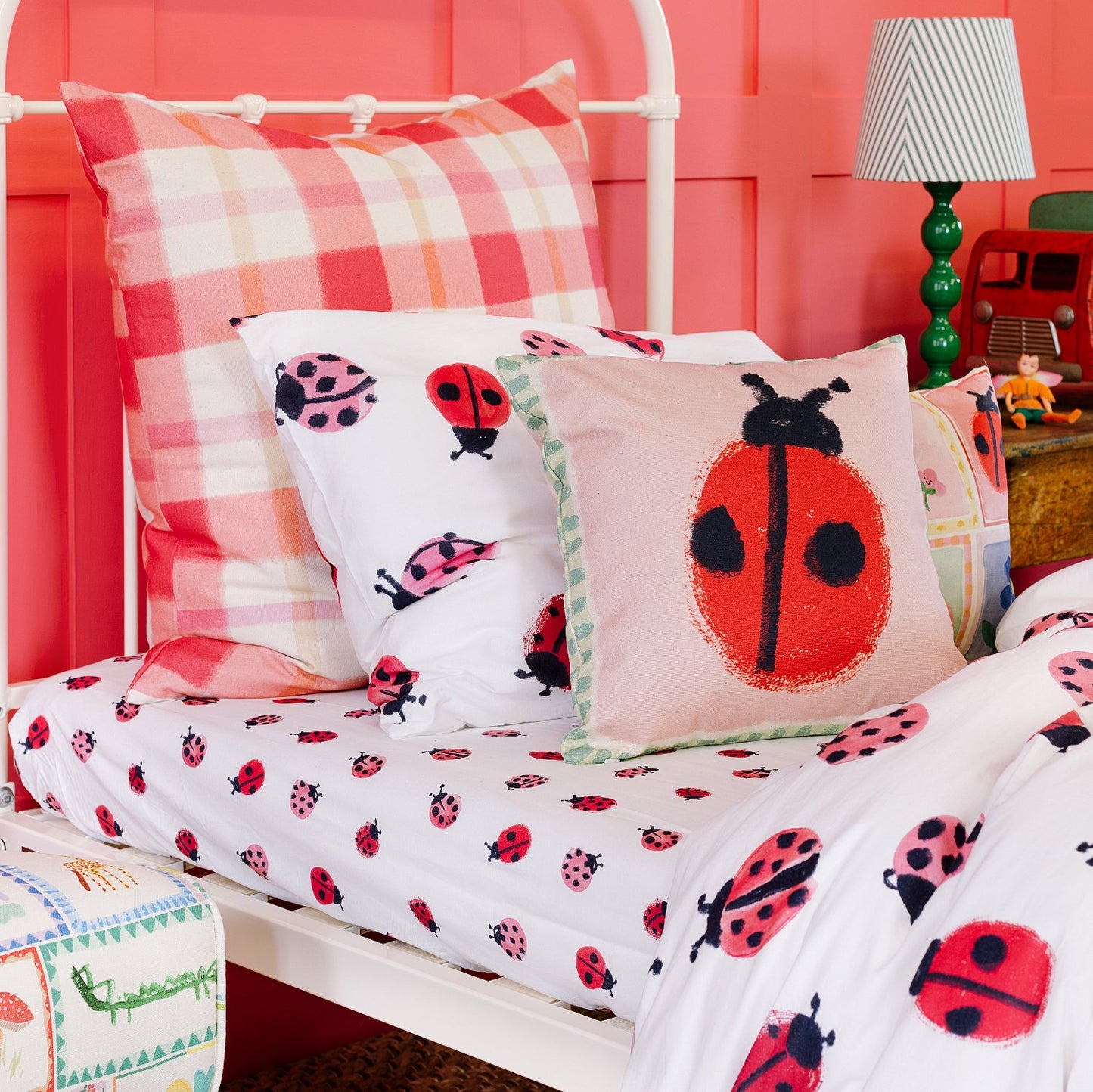 Ladybird Cushion