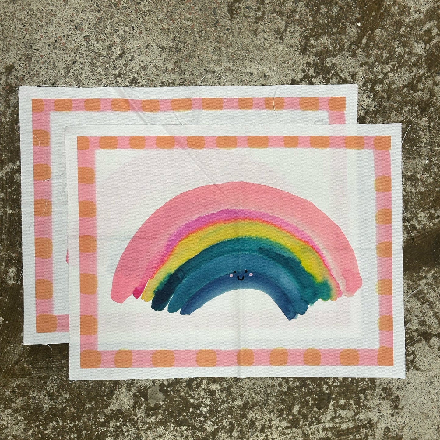 Rainbow Cushion Panels (Pair) Sample