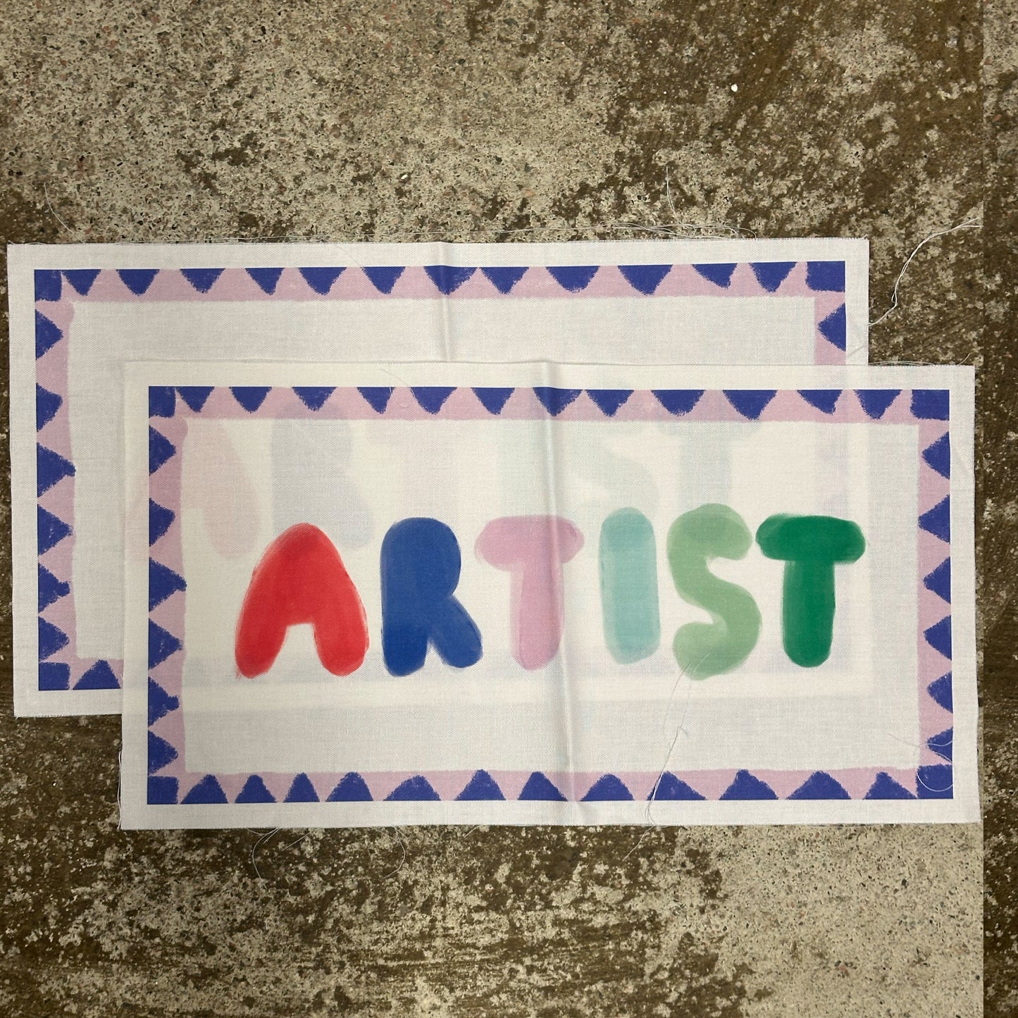 Artist Cushion Panels (Pair) Sample