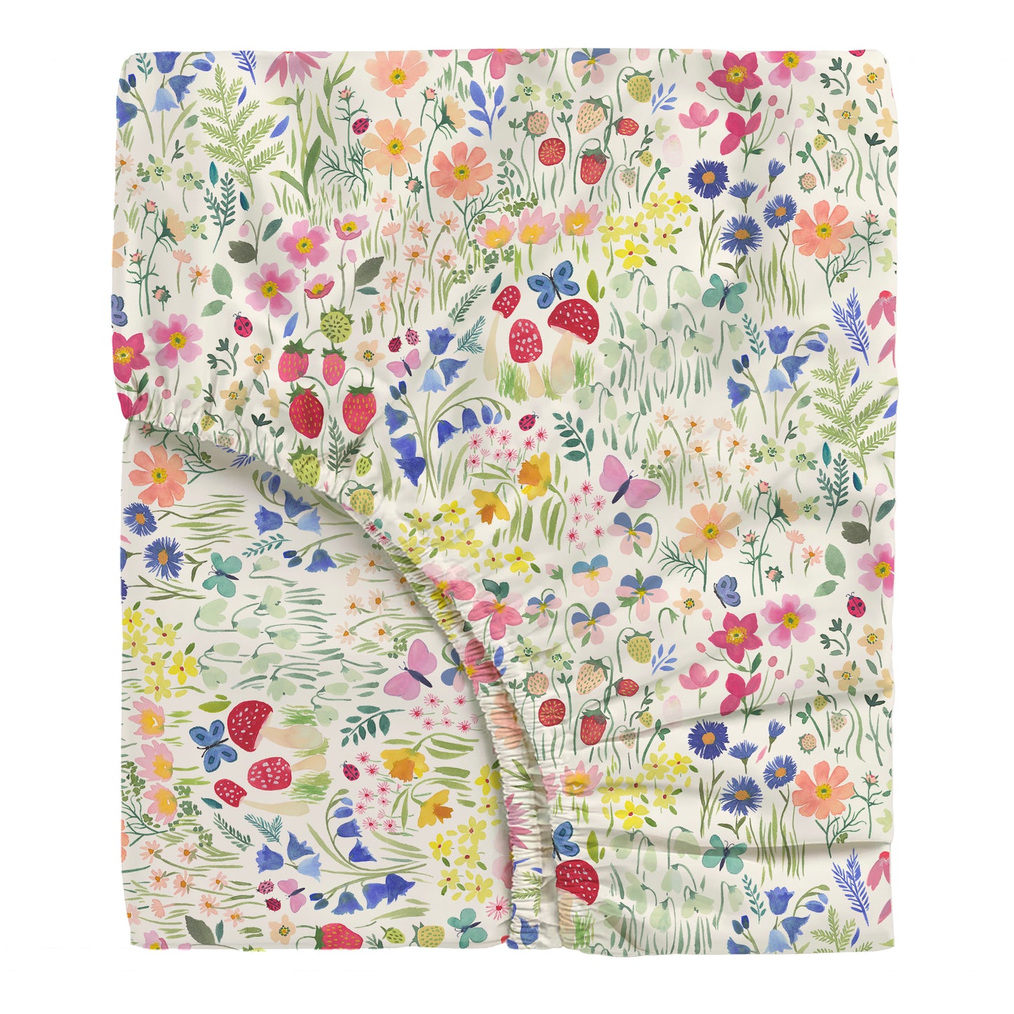 Secret Garden Fitted Sheet Double Sample